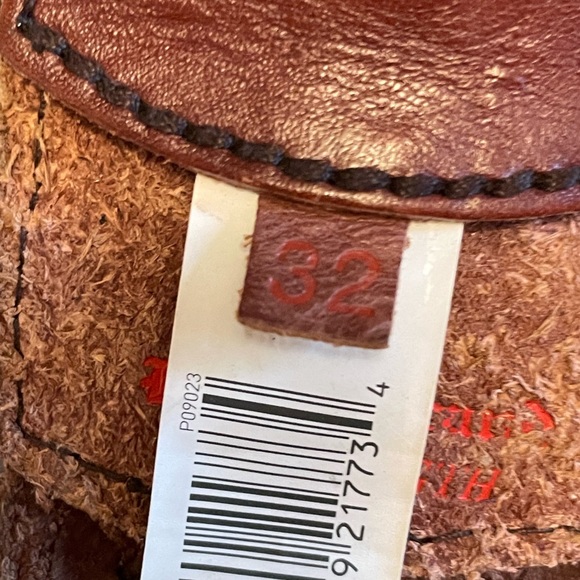 Lucky Brand cowhide braided leather and patchwork fabric belt, size 32 - Picture 12 of 12